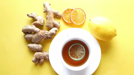 ginger lemon tea