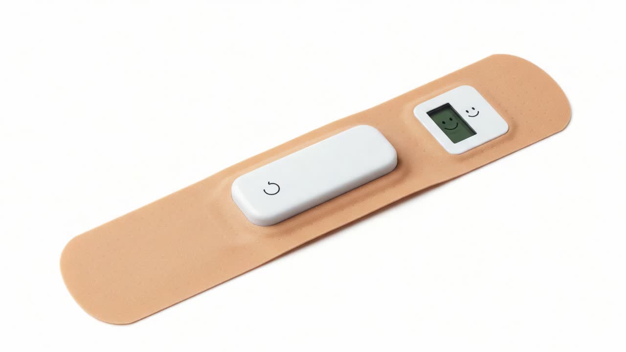 Innovative Health Monitoring Patch Designed to Provide Real-Time Feedback on Vital Signs and Wellness, Ideal for Continuous Patient Care and Remote Monitoring Solutions