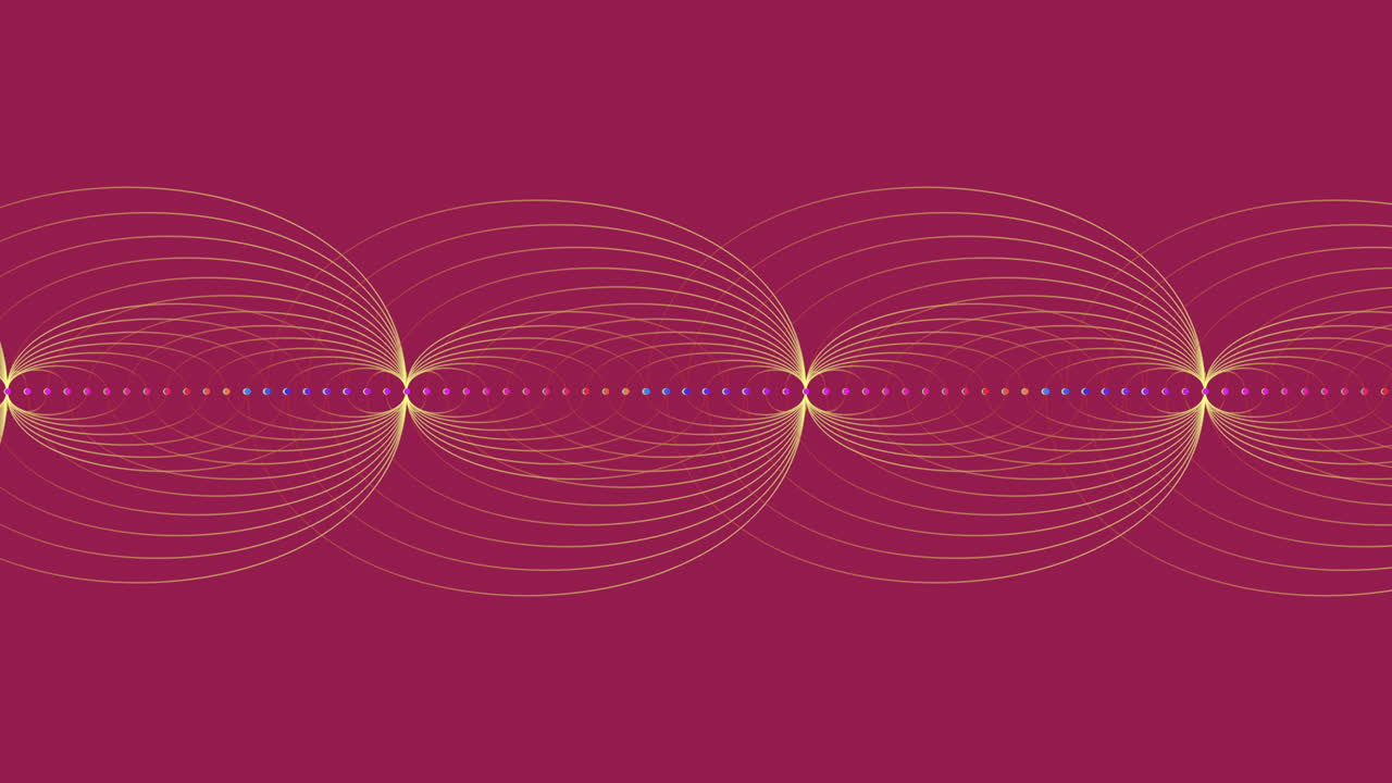 분홍색과 보라색으로 된 동심성 나선형 원