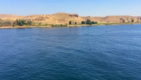 aswan nile river landscape on water