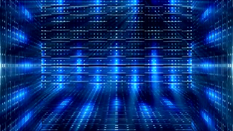 animación de fondo de luces azules