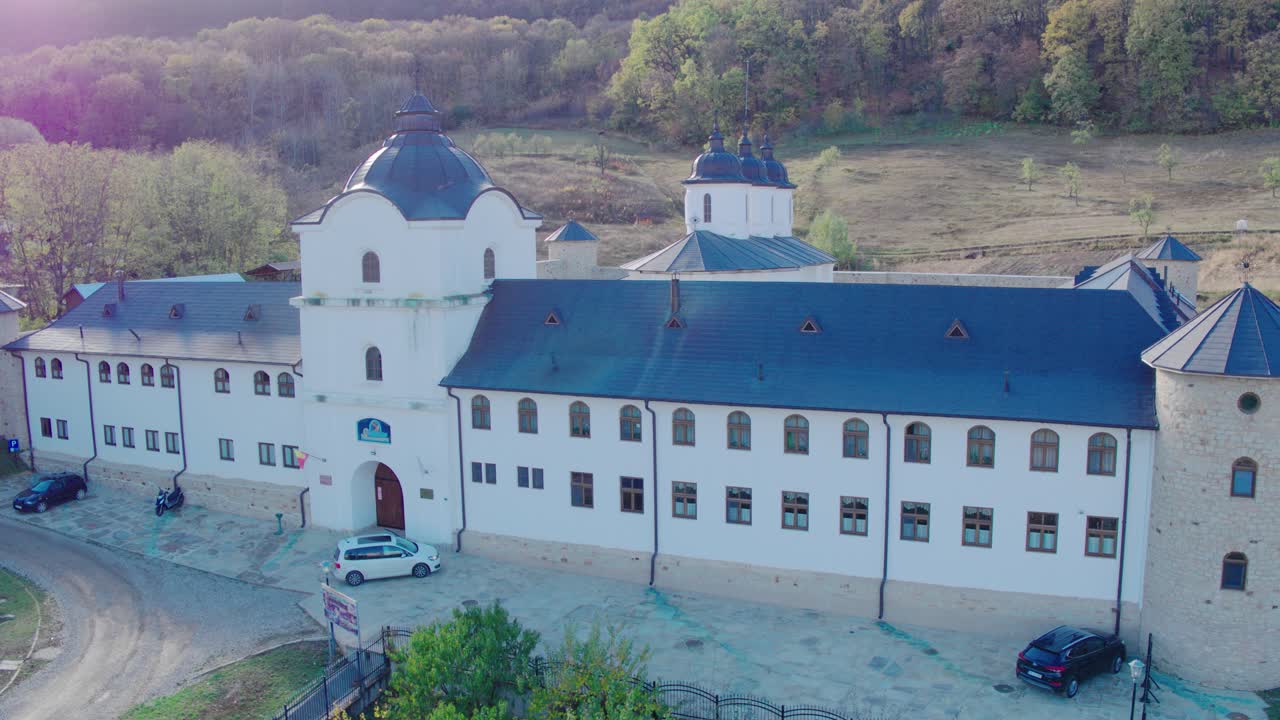 수도원 의 공중 사진