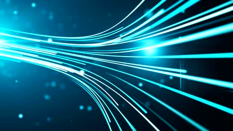 seamless abstract background with animation moving of lines for fiber optic network .see more color options in my portfolio