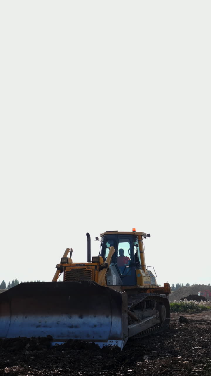 excavadora en el trabajo