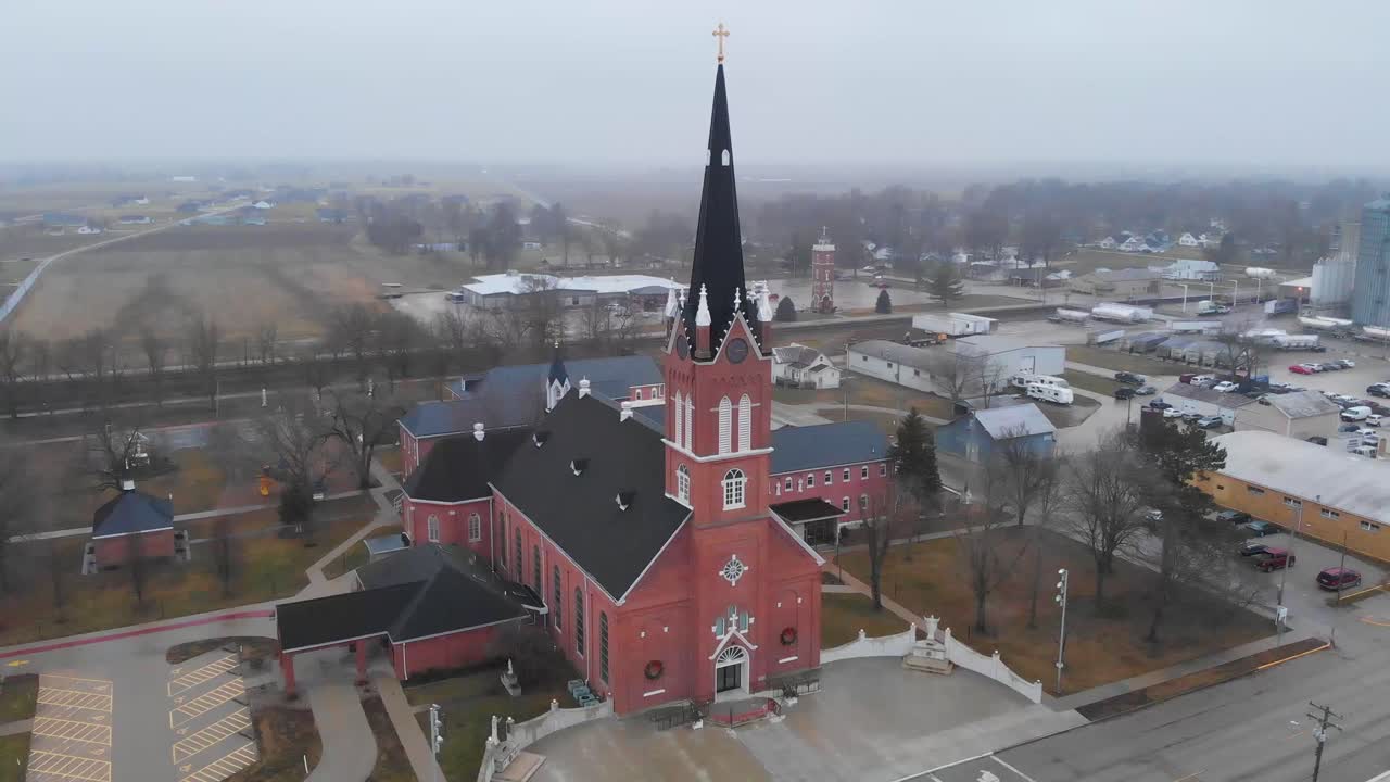 Orthodox mighty Parish church St Anthony church Effingham Illinois USA