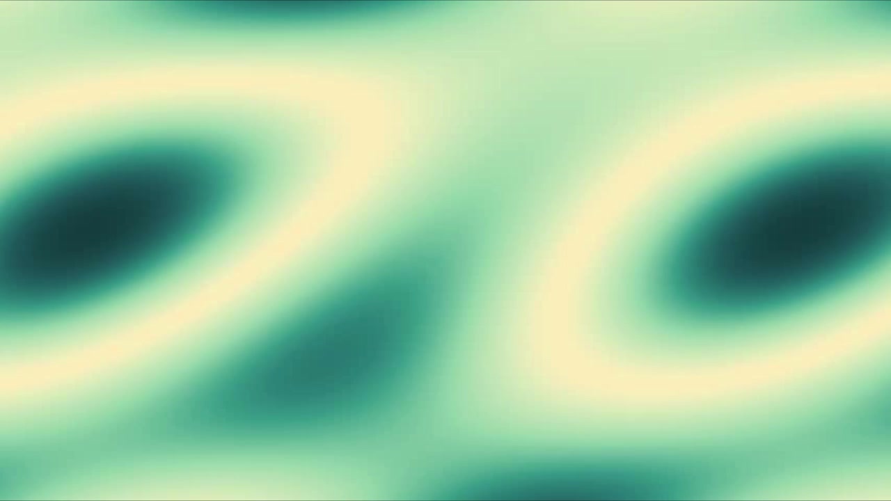 Abstract Motion Background with Soft Green and Dark Teal Fluid Waves