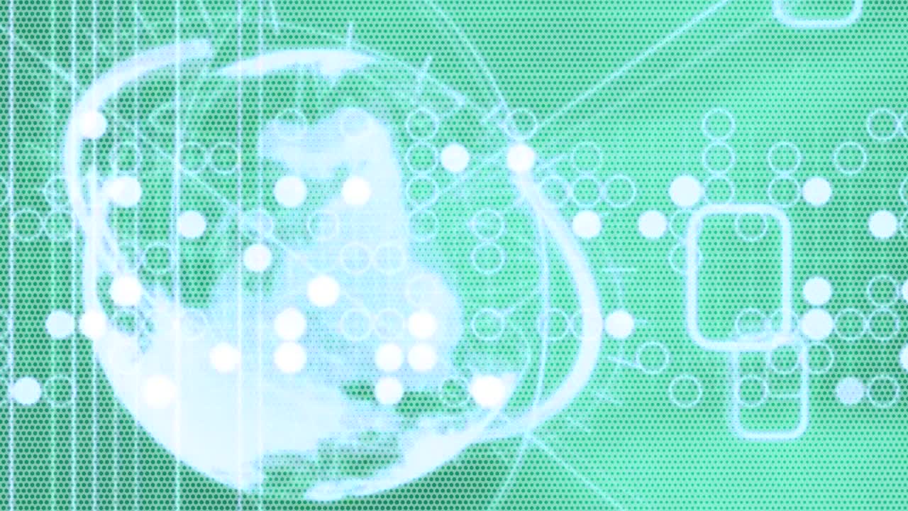 우주에서 지구 행성을 보여주는 애니메이션 움직이는 배경