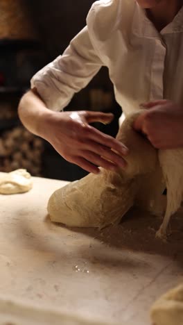 kneading dough