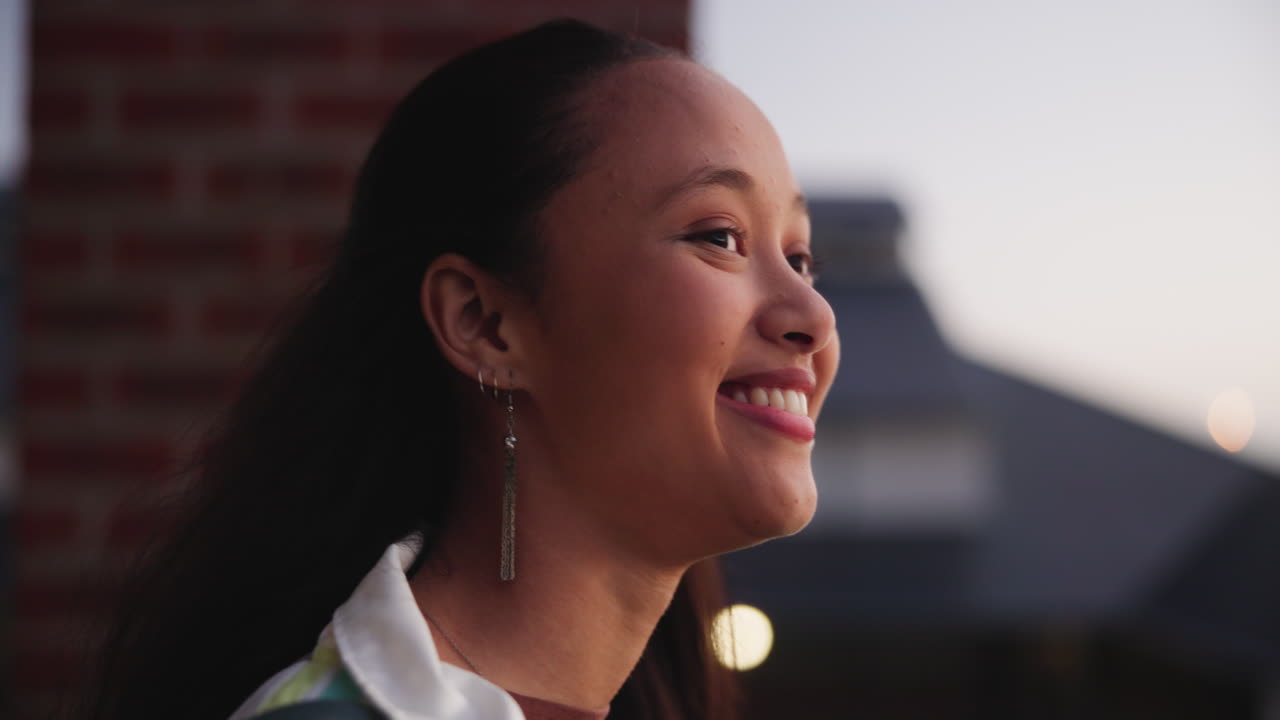 Portrait of a Smiling Young Woman