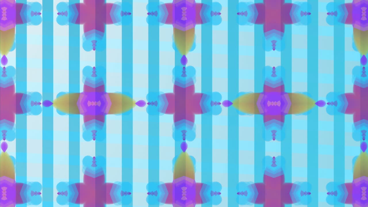 formas caleidoscópicas coloridas que se mueven hipnóticamente