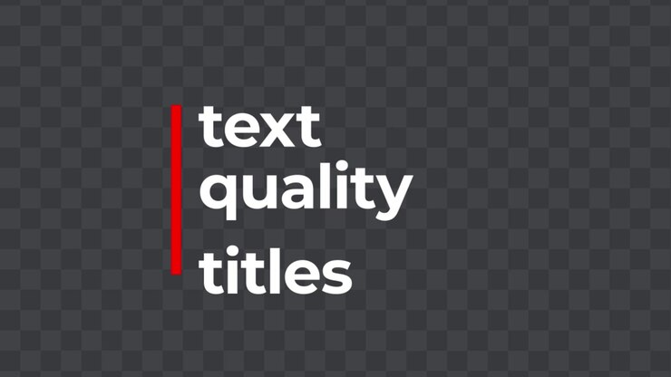 Contemporary Titles 01 Adobe After Effects 2023
Resolution 3840×2160
