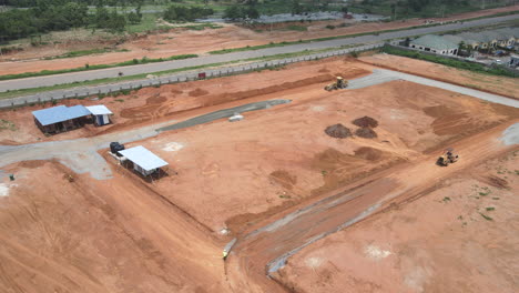 an aerial view of estate land in apo near lokogoma area of abuja, nigeria