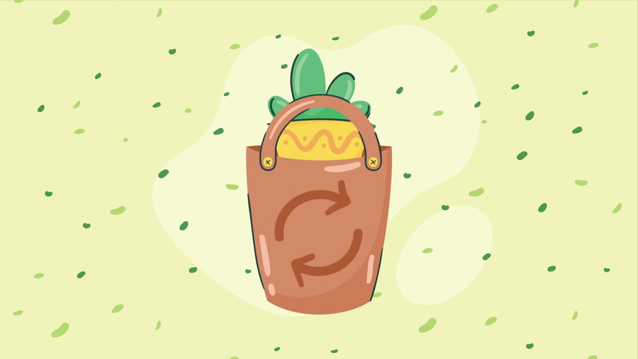 재사용 가능한 환경 친화적 인 쇼핑 가방 파인애플 디자인