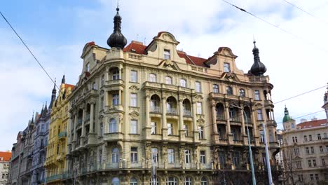 jiráskovo square architecture, building across milunić's and gehry's dancing house prague