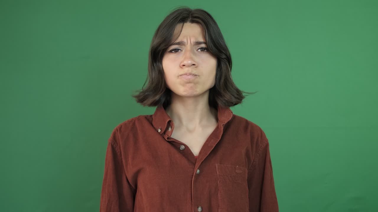 Woman Bored Face