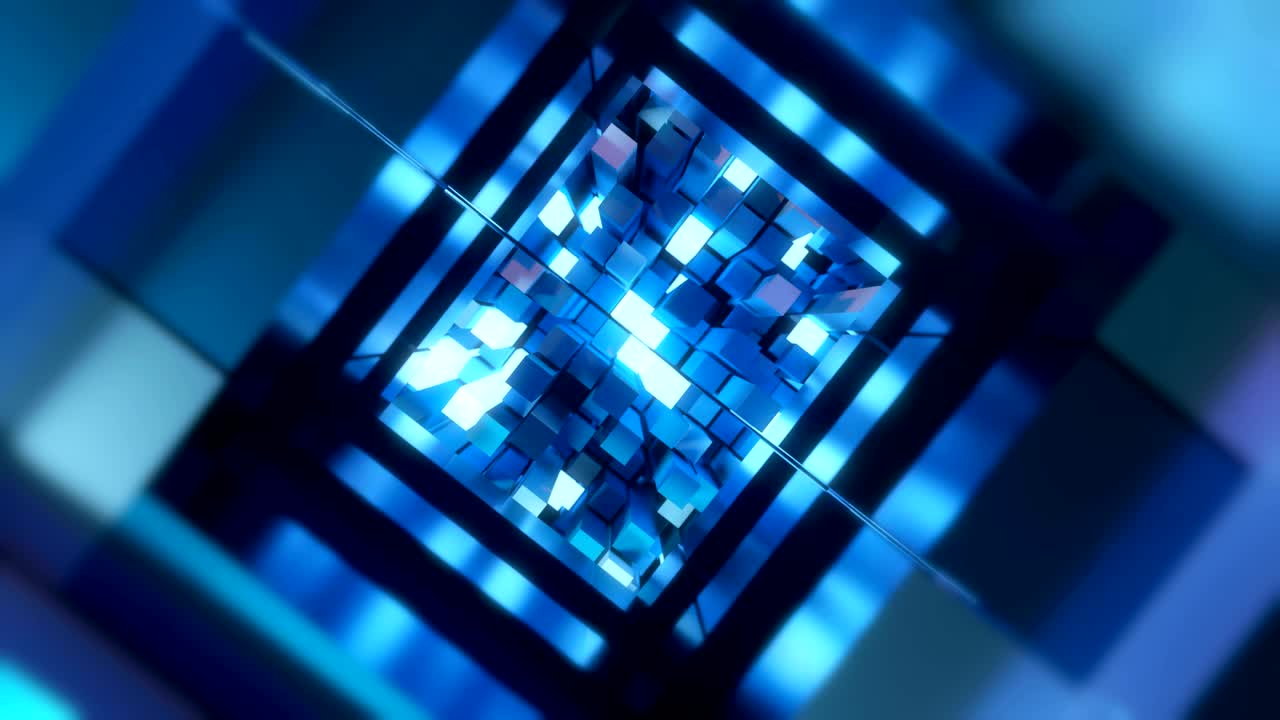 고급 ai cpu의 4k 내부 뷰