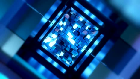 4k inside view of an advanced ai cpu.