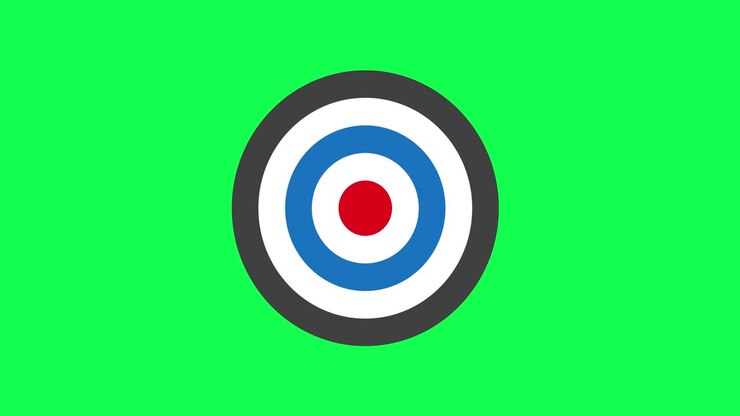 arrow hitting target bullseye video animation. success business concept. goal hit perfect aim achievement animated.
