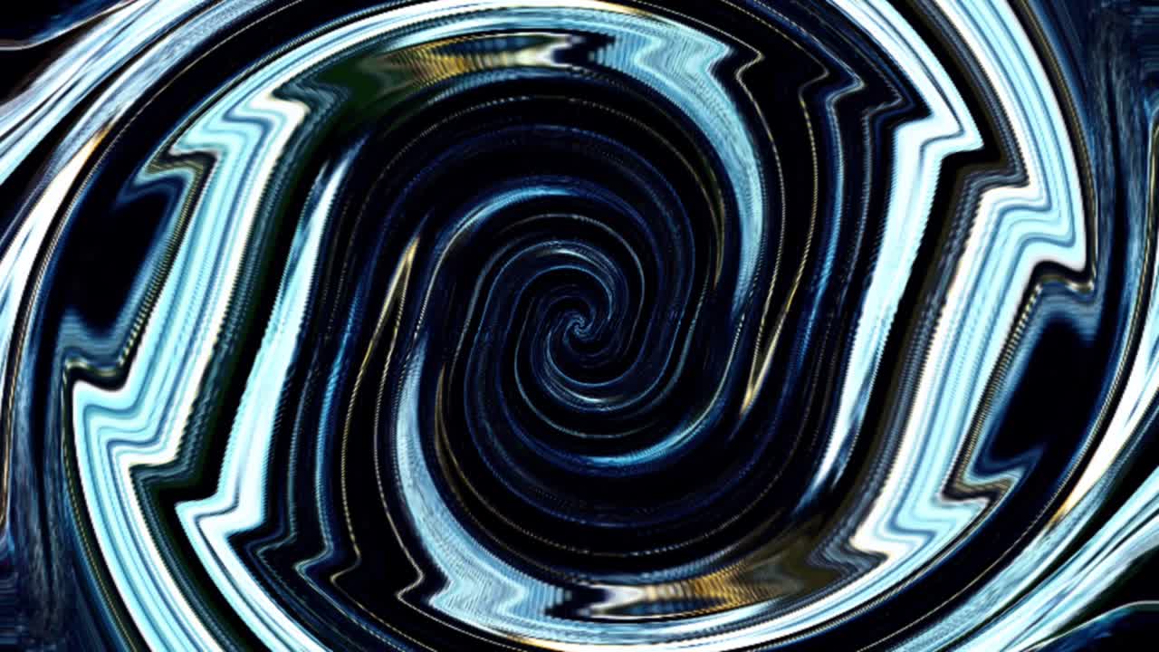 Beautiful colorful fractal lines unique swirl pattern movement background.