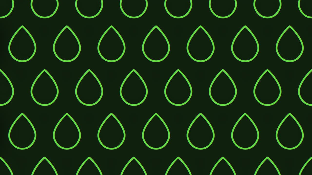 patrón en zigzag verde sobre un fondo negro