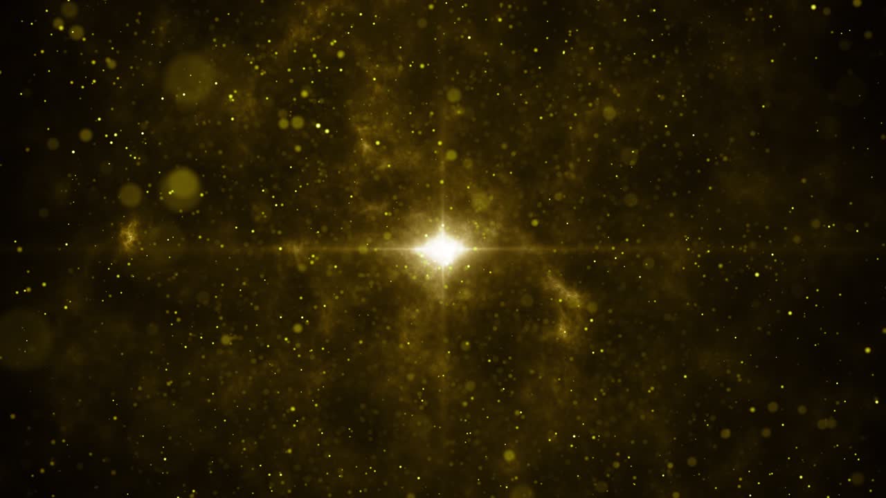 입자 금 반이는 보케상 먼지 추상적인 배경 루프