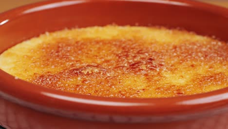 spanish traditional food, catalonian dessert, crema catalana, catalan cream, spanish dessert close up, cooking.