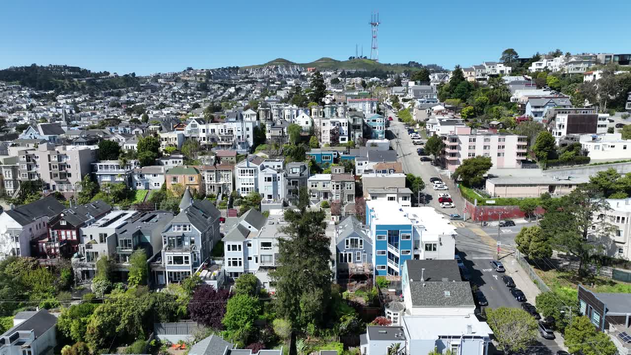 Victorian Style homes in Noe Valley, San Francisco