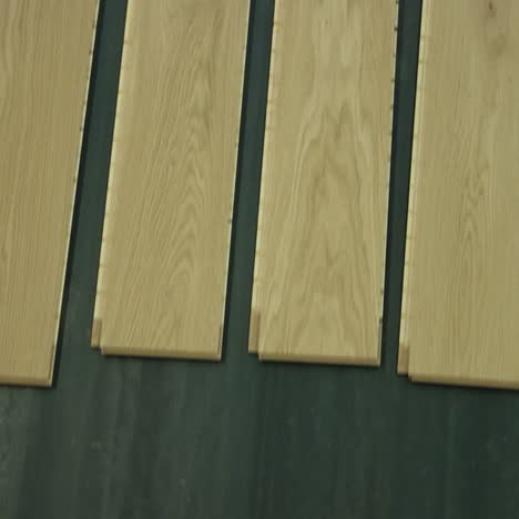 producción de parquet. fábrica industrial.