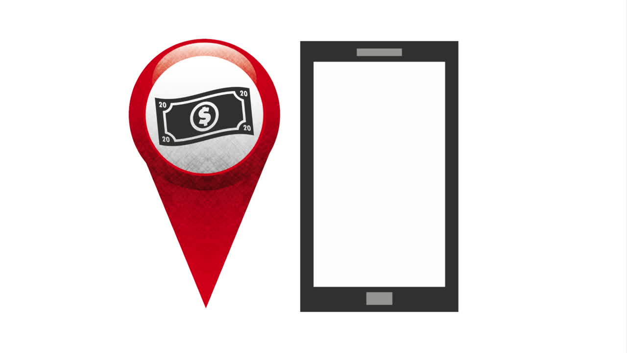 finanzas y economía en línea con teléfono inteligente