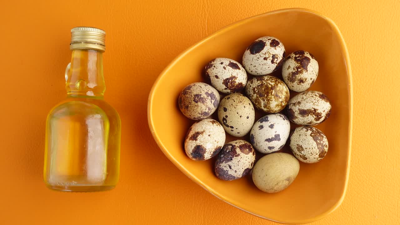 Quail Eggs and Oil