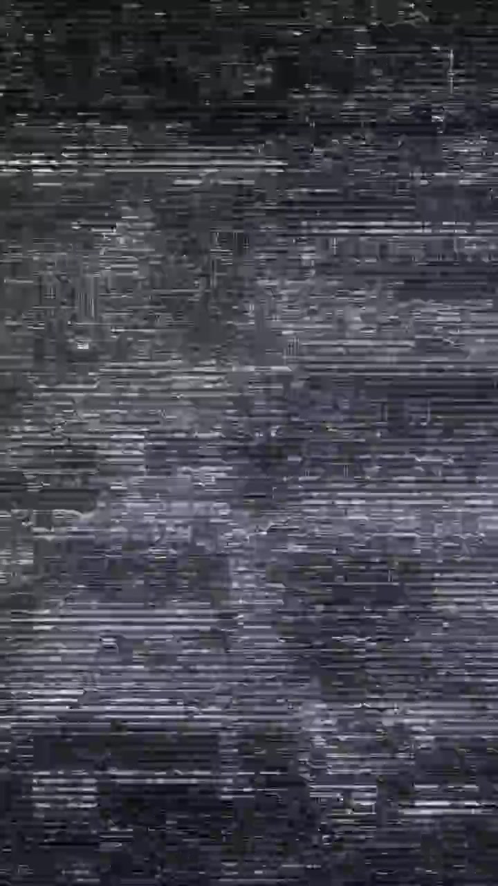 Flickering Digital Glitch Static Noise Background