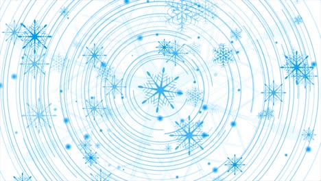 blue winter christmas tech abstract motion background