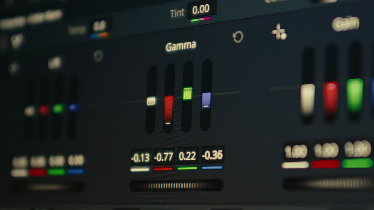 Color Correction and Gamma Adjustment in Video Editing Software