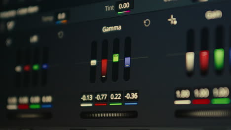 color correction and gamma adjustment in video editing software