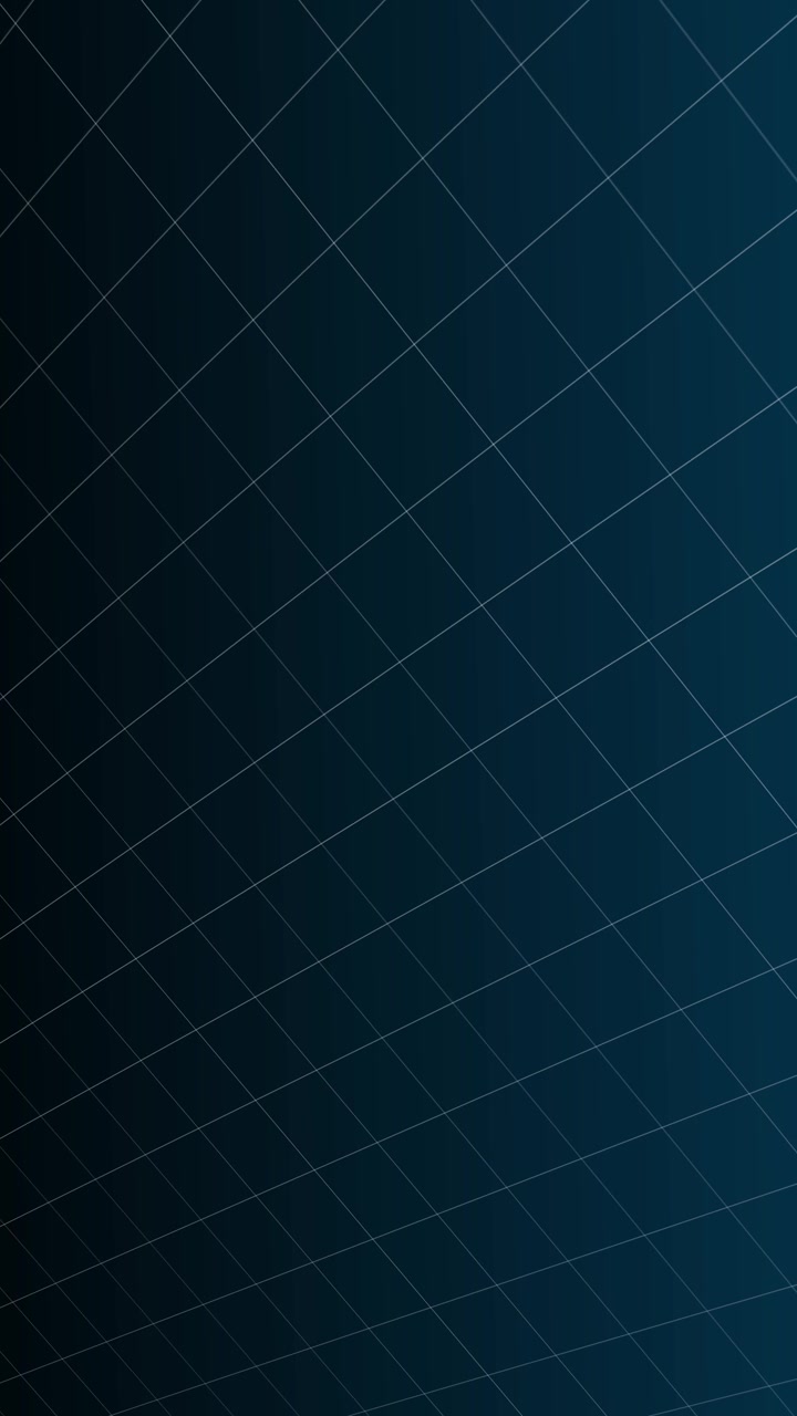 Abstract Isometric Grid Pattern Moving on Dark Blue Background