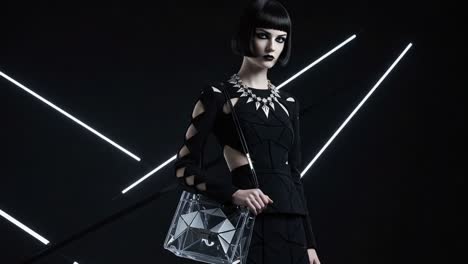 a modern fashion statement: exploring the bold aesthetics of edgy design and high-contrast creativity in contemporary style