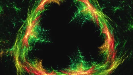 abstract nuclear reactor fusion core, toxic radioactive energy plasma ball, seamless looping animation