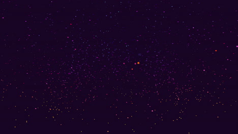 starry night dark purple background with colorful dots