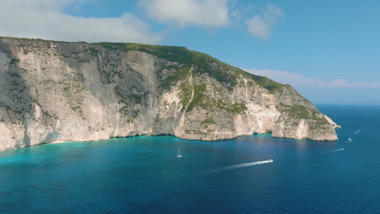 Zakynthos Navagio Beach Aerial View