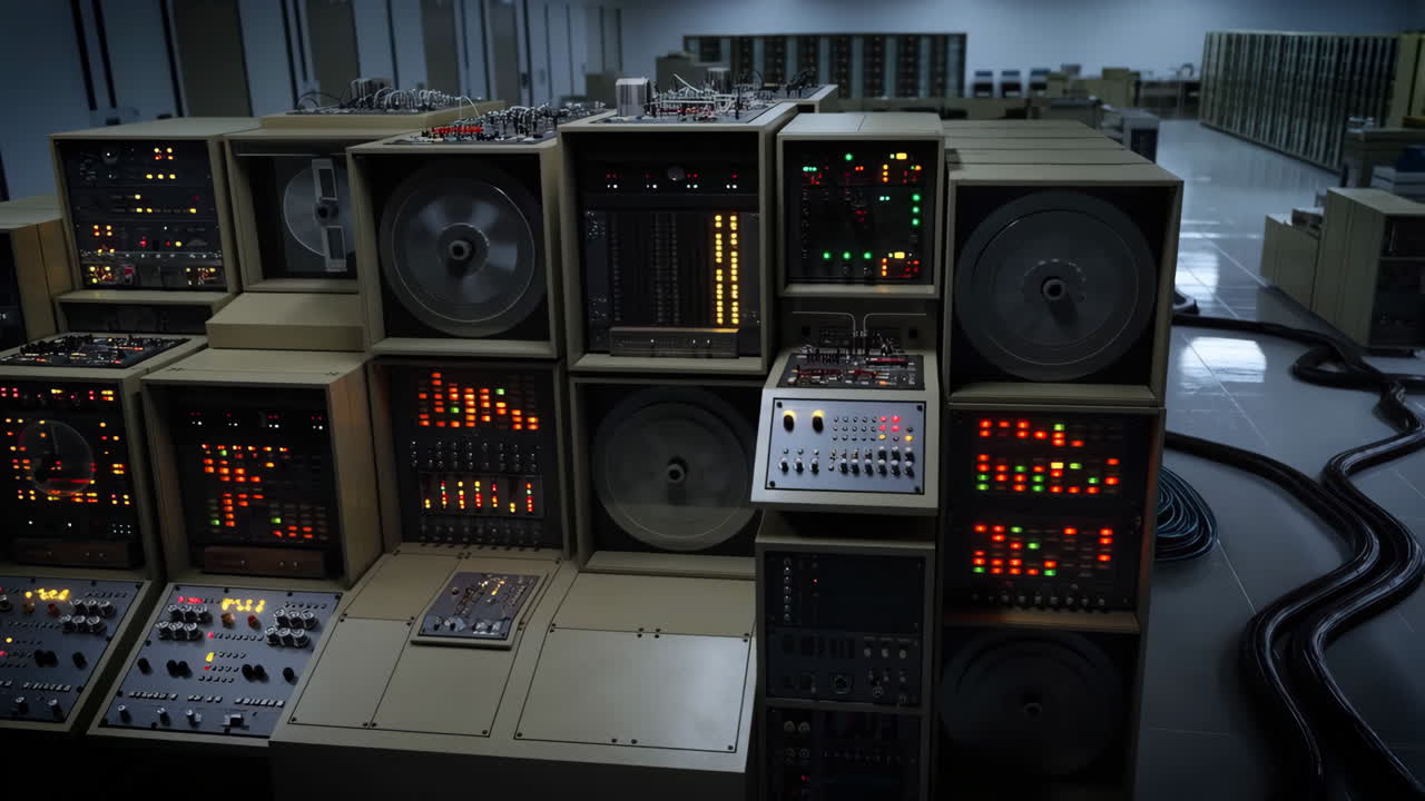 Vintage Mainframe Computer System