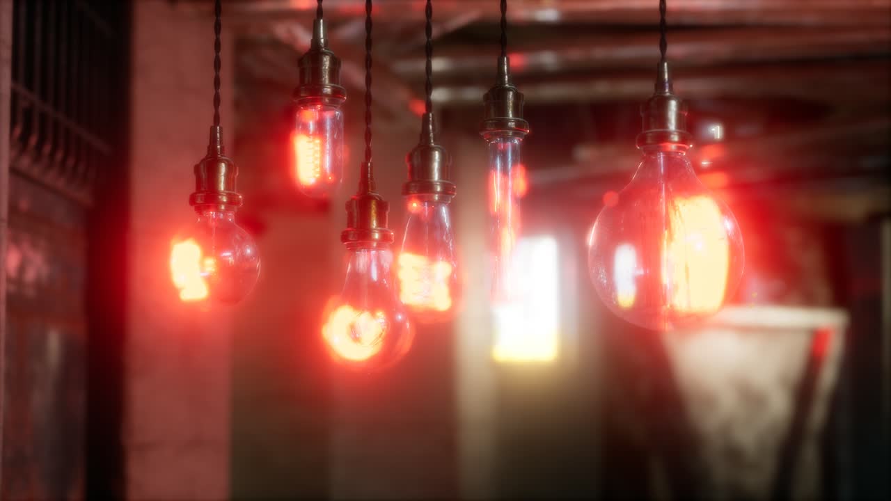 vieja bombilla incandescente retro vintage