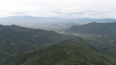 mountains roads oaxaca, aerial view drone 3, mexico