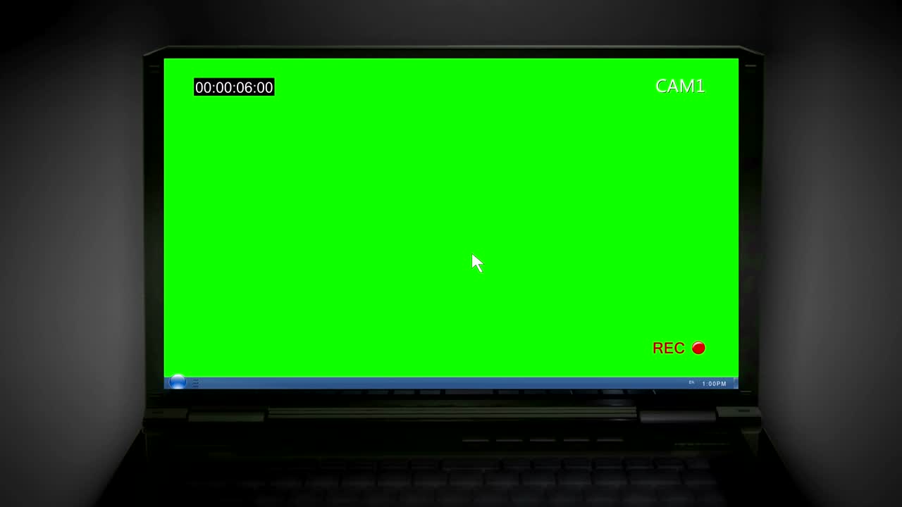 portátil con cctv de vigilancia de vídeo
