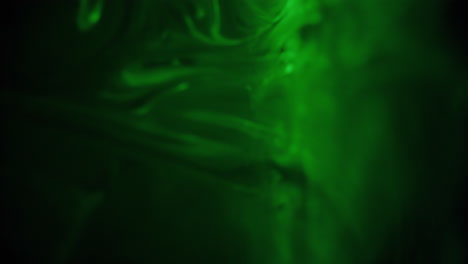 humo verde fondo abstracto, movimiento de líquidos