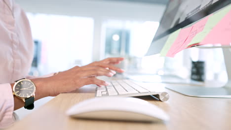 busy businesswoman working with a wireless mouse