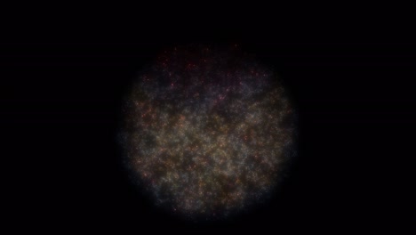 fireworks on transparent background.
