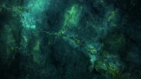 animación del fondo con ondas verdes y amarillas en movimiento