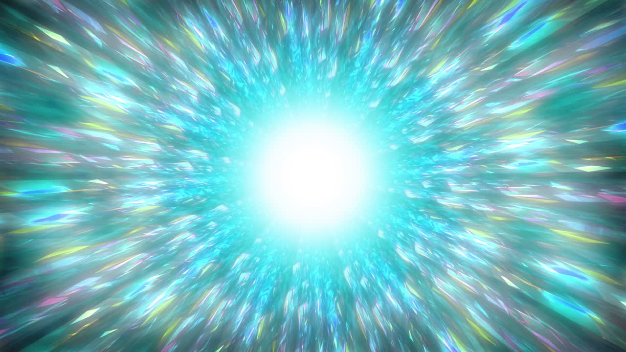 turchese strisce scintillanti e gemme animazione rotonda. bellissimo lusso sfondo a anello astratto