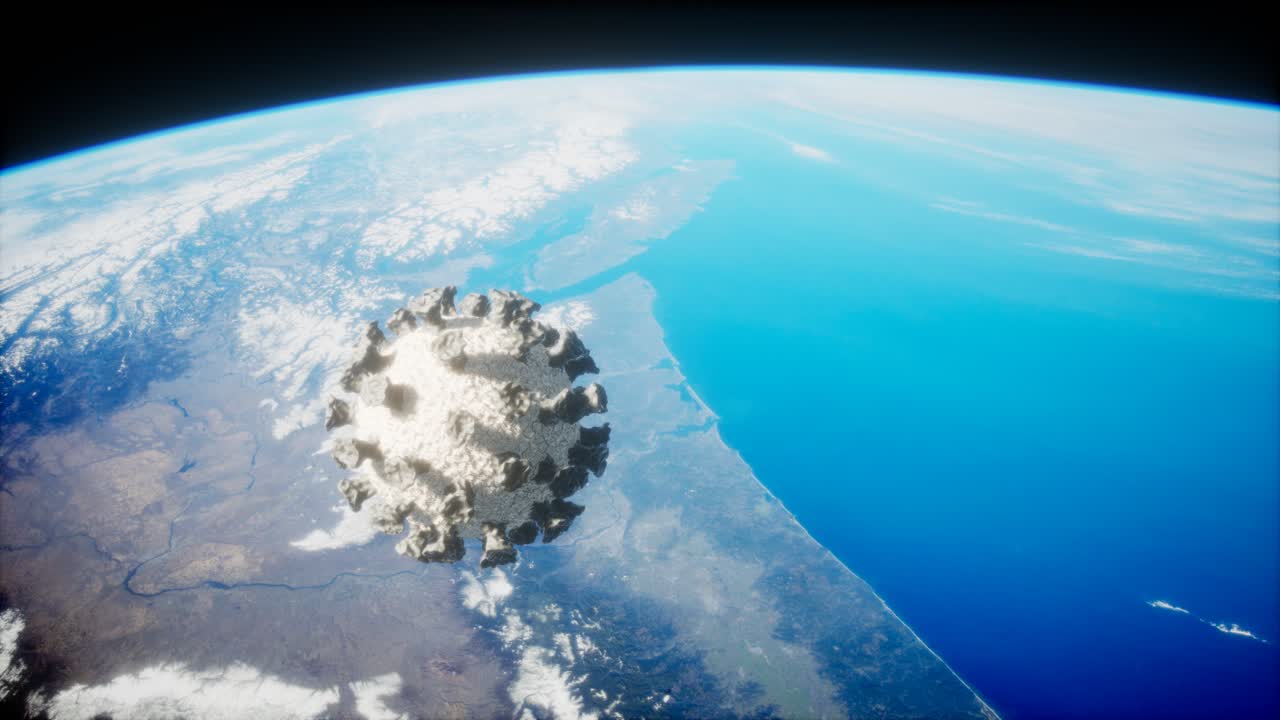 coronavirus covid-19 en la órbita de la tierra