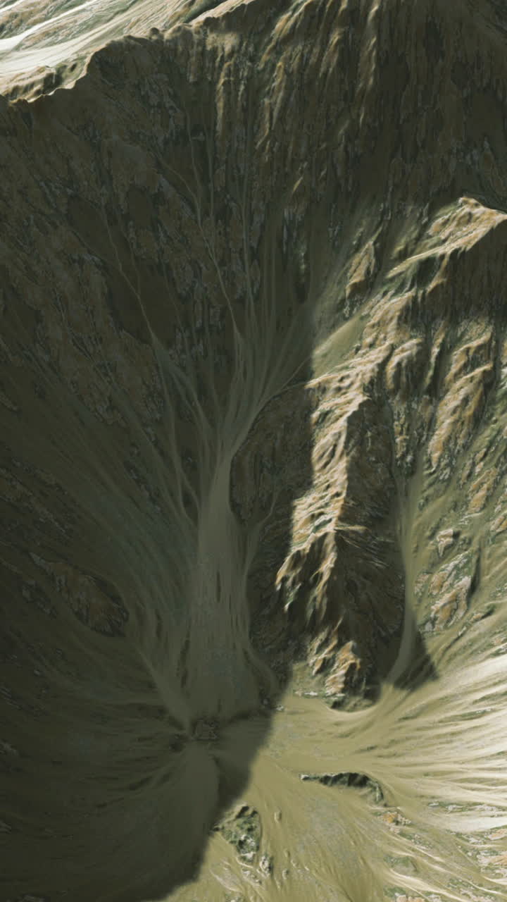 vista aérea de un valle de montaña